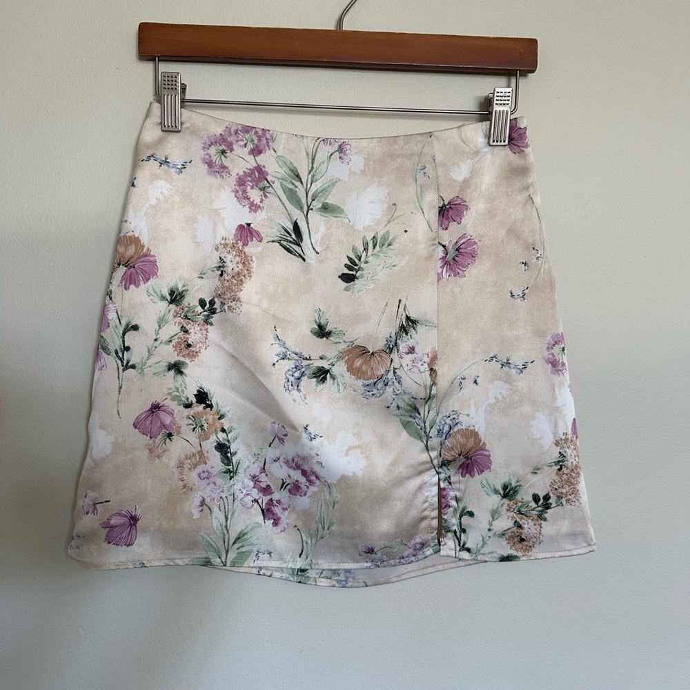 BNWT Satin Mini Skirt